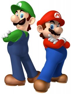 Mario Brothers Mario & Luigi~ Edible Image Icing Cake, CupcakeTopper