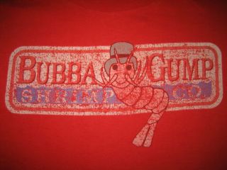 Forrest Gump Bubba Gump Shrimp co. t shirt rare vtg movie films 
