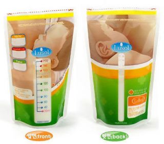 New Breast Milk Storage Bags 200ml BPA/DEHP Free Pre sterilized 30~90 