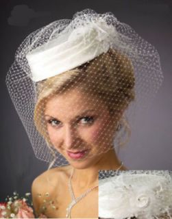 wedding veil pillbox hat