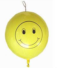15 SMILEY FACE PUNCH BALL BALLOONS.BIRTH​DAY PARTY LOOT GOODY BAG 