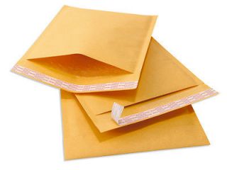   #000 TUFF Kraft Bubble Mailers 4x8 Self Seal Padded Envelopes 4 x 8