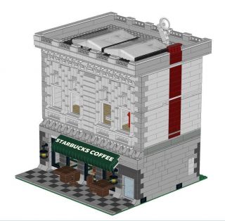 Coffee Store Modular Building Instructions for LEGO 10185 10182 10218 