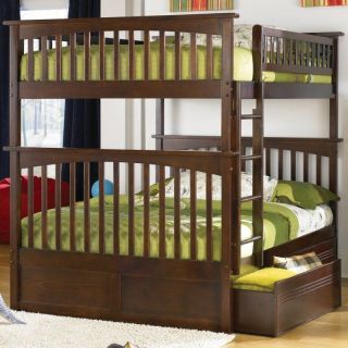 Boys Bunk Bed Full over Full   Kids   w/ Storage Option