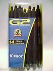 Boxes= 56 Pens PILOT G2 Black Ink Fine Point Roller Ball Pen 0.7mm 