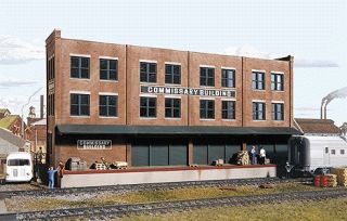   Walthers Commissary/Fre​ight Transfer Background Building HO Scale