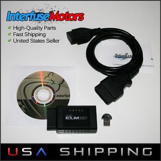 Interfuse ELM327 v1.5 OBD II OBD2 Car Diagnostic Scanner Adapter USB 
