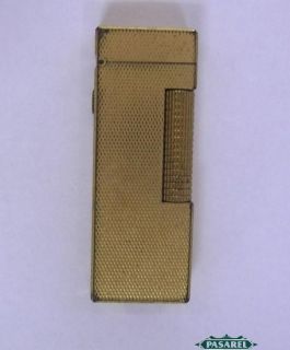 Vintage Dunhill Gold Butane Pocket Lighter Switzerland
