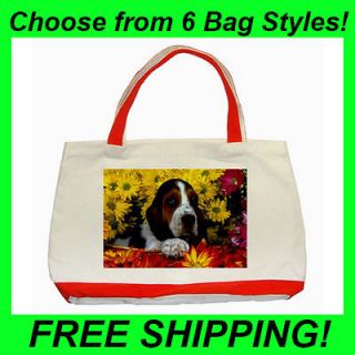 Basset Hound Dog   Tote Bag / Purse (6 Styles)  KK1038