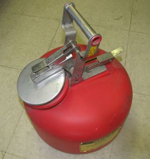   14762 2 GAL. NON METALLIC BODY STAINLESS FITTINGS SAFETY DISPOSAL CAN