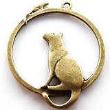  100pcs bronze plated Guinea pig Charms 32x26mm
