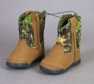 Faded Glory Camo Western Style Cowboy Boots Infant Boys New with Tags