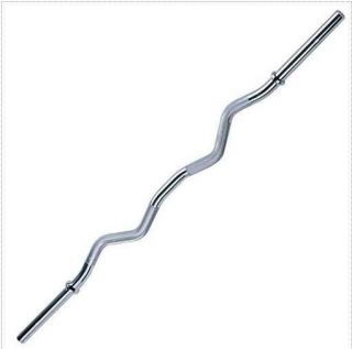 Champion Barbell 47 x 1 Inch Chrome E Z Curl Bar Great Addition For 