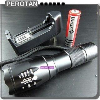 NEW CREE XM L T6 1800Lm Adjustable Zoomable LED Flashlight Torch +1 