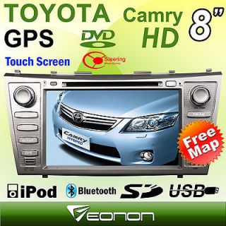 D5116U Toyota Camry 2007 2011 8 HD 2 Din Car GPS Navigation DVD 