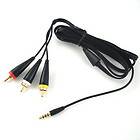 6ft 3.5mm New RCA TV Out AV Audio Video Cable for Samsung i9000 Galaxy 
