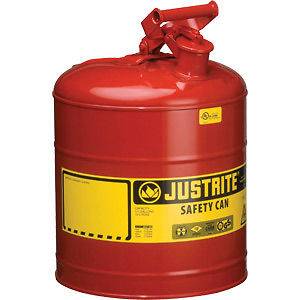 Pack Justrite 5 Gallon Type 1 Safety Gas Can # 7150100