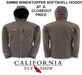 Simms Waders Windstopper Softshell Hoody black olive NEW  XL  Closeout 