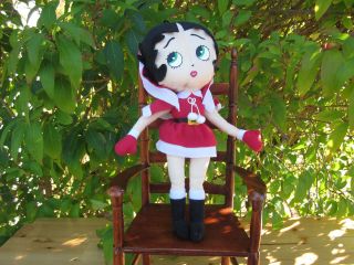 Betty Boop Plush Collectible Santa Baby Christmas Decoration 12 Inch 