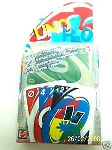 H2O waterproof UNO playing card cards game