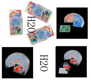 New UNO H2O Card Game Playing Card Family Fun   Friends Funny 2012
