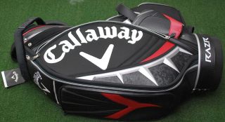 Callaway Golf BG CG Cart Bag 10.0 Razr Staff BLACK   NEW