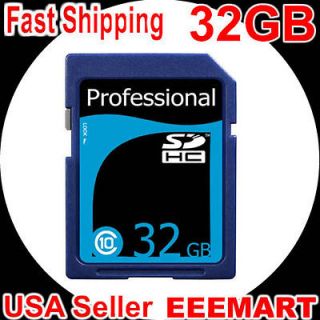 New Professional 32GB Extreme SDHC SD High Speed Class 10 Flash Memory 