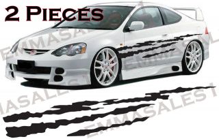 Strips Body Graphics 2 Pieces Stickers Decal Vinyl Car Graphics #222