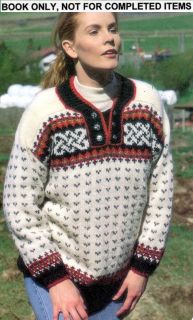 Istex Alafoss Lopi Knitting PATTERNS Family Sweaters Jackets Nordic 