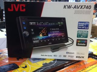 JVC KW AVX740 Car DVD Player BRAND NEW 