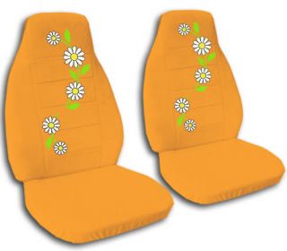   daisy front car seat covers orange,OTHER ITEMS&BACK SEAT AVAILABLE