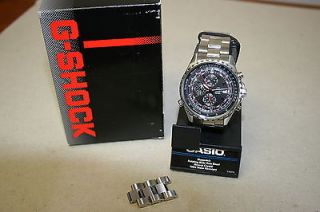 Casio Mens Edifice Analog Stainless Steel Watch Wristwatch EF527D 