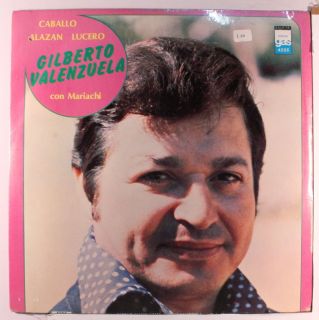 GILBERTO VALENZUELA CON MARIACHI Caballo Alazan Lucero (latin vinyl 