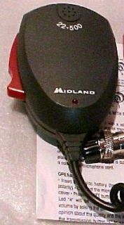 HR2510 Lincoln Roger Beep Cb Ham Radio Midland Amplified Power mic 