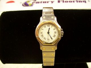   Watch Cartier Santos Vintage 18K Yellow Gold and Stainless Steel band