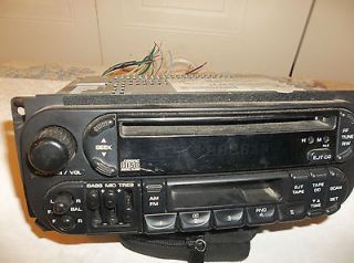 OEM Radio CD Cassette Player Dodge Caravan 2001 and Chrysler more