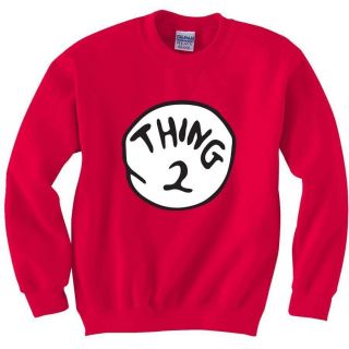 Dr Seuss Cat in The Hat Thing crewneck sweatshirt Things Xmas 