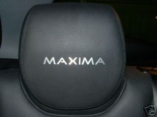 MAXIMA headrest badge decal Nissan Maxima (Fits 2004 Nissan 