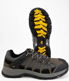 CATERPILLAR MENS LINCHPIN STEEL TOE MED COLOR MILITARY/PEPPE​R