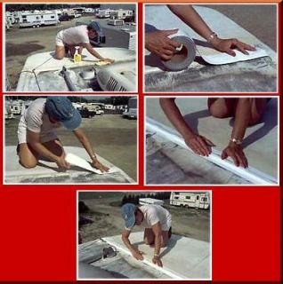 White Eternabond Mobile Home RV Rubber Roof Repair 4 x 5 Free 