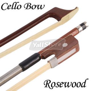 New Rosewood Cello Bow 4/4 Full Size High Quality
