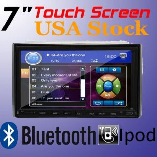   Din Car DVD Player 7Touchscreen In dash Stereo Radio Ipod Bluetooth