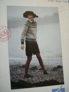 Alafoss Lopi Knitting Pattern A 832 Pullover 33 43 Inches