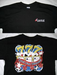 Carnival ® Cruise Lines Reel Fun Winner L T shirt NWOT