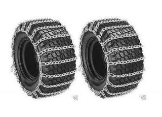 New PAIR 2 Link TIRE CHAINS 23x8.50x12 for Garden Tractors / Riders 