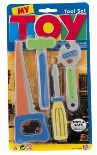   SAFE KIDS CHILDRENS FOAM TOY TOOL SET   HAMMER, SAW, TOOLS PARTY BAG
