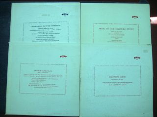 MUSICAL HERITAGE SOICIETY MHS 535, 567, 581, 622   set of 4 lps
