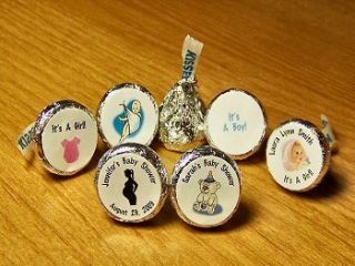 personalized hersheys kisses labels in Baby Shower