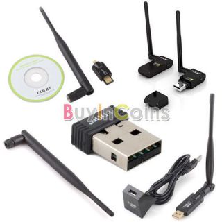   300Mbps USB Wifi Wireless Adapter Lan Network Internet Card w/ Antenna