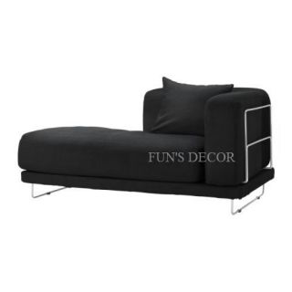 NEW IKEA TYLOSAND Left Chaise Lounge Cover Slipcover   Everod Black